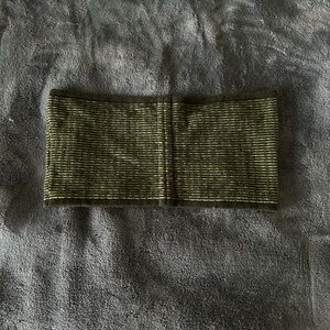 Urban Outfitters Olive and Black Knit Top